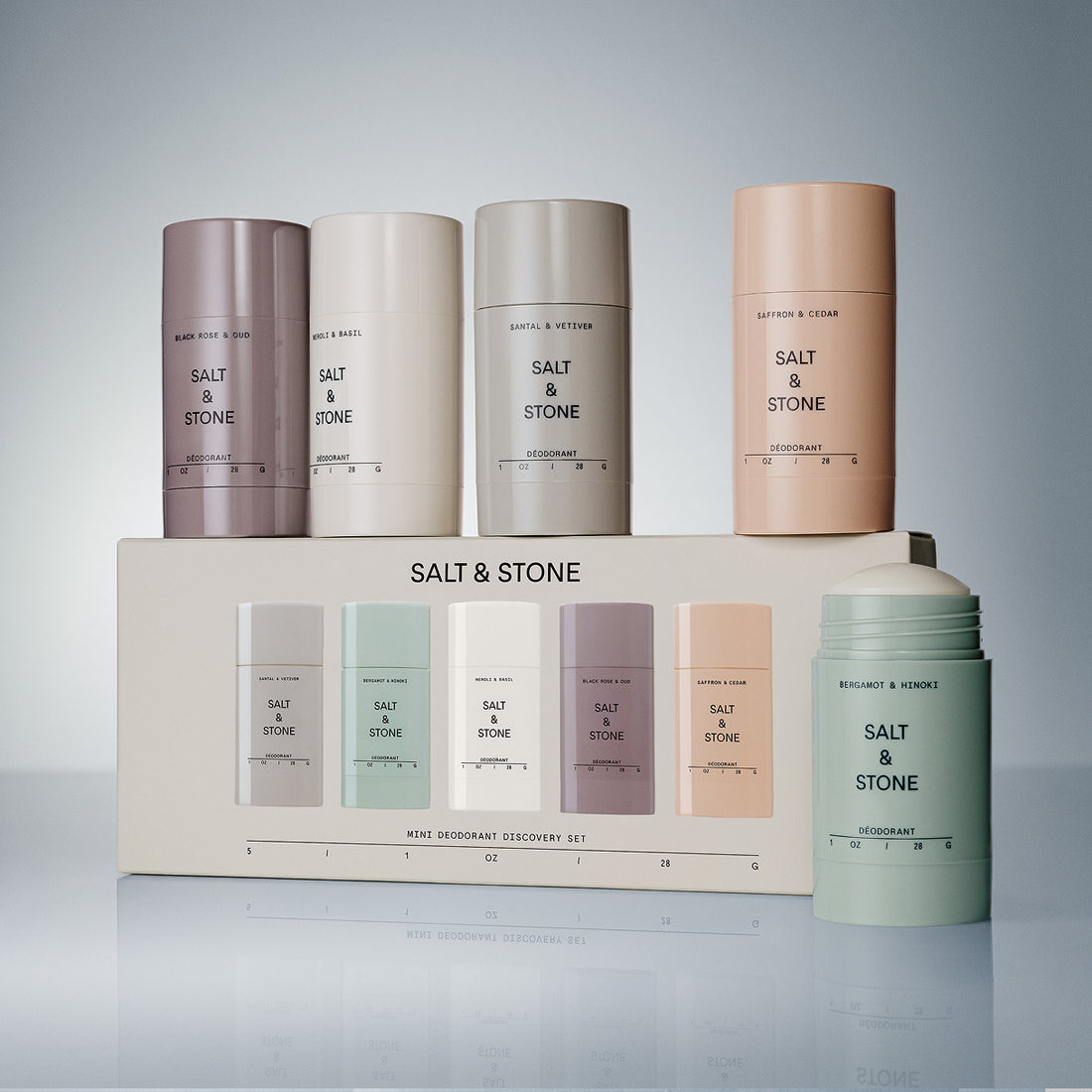 Salt & Stone Mini Deodorant Discovery Set