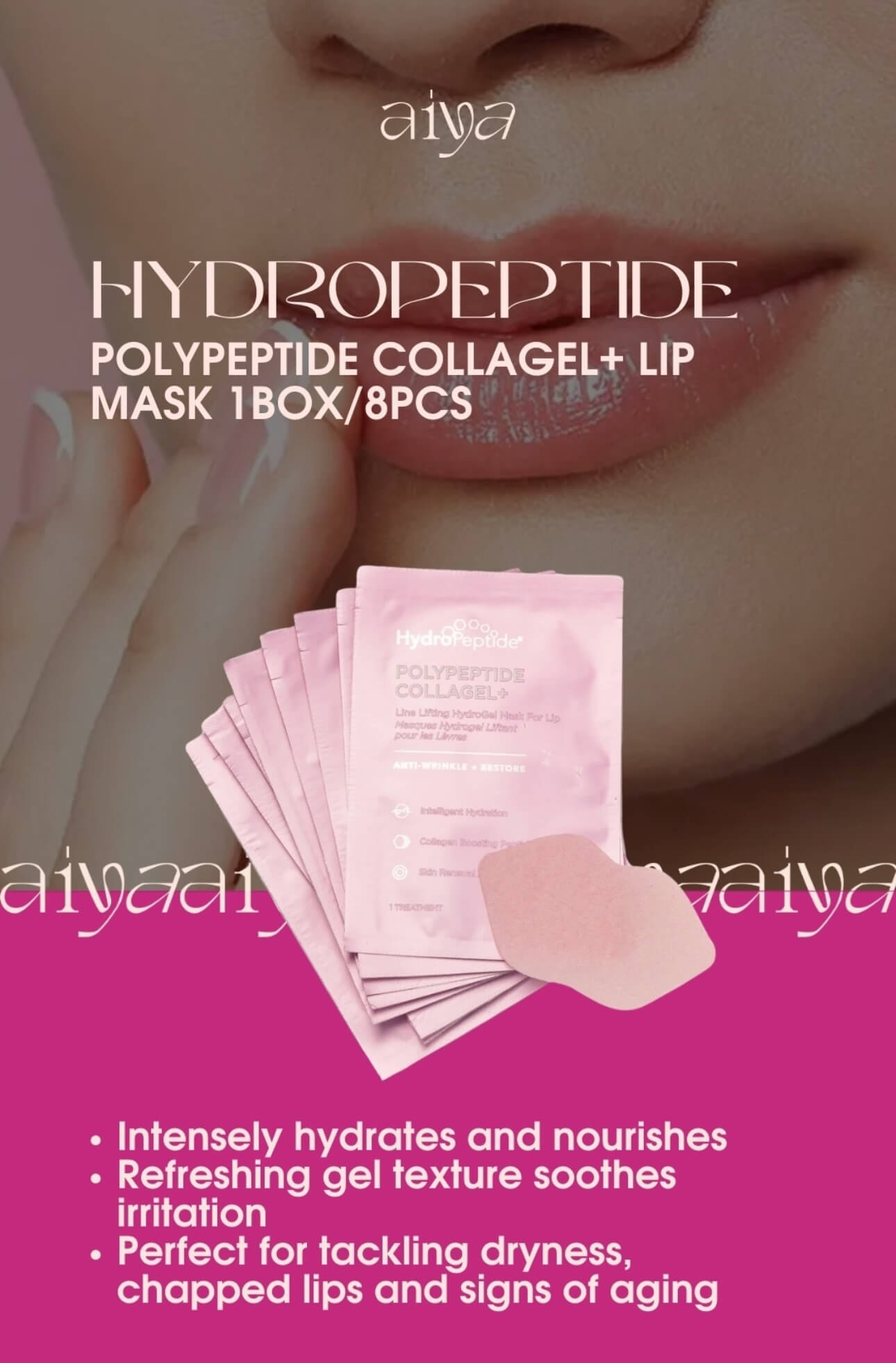 Hydropeptide PolyPeptide Collagel+ LIP MASK 1Box/8pcs