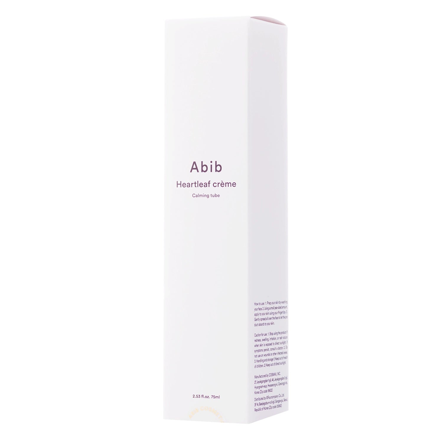 Abib Heartleaf Creme Calming Tube